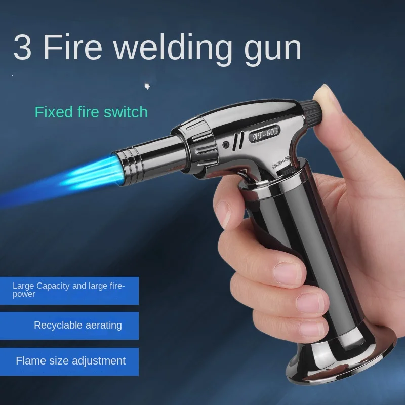Large Firepower And Three Fires Go Straight To The Spray Gun, The Welding Gun And The Metal Lighter Outdoors.
Large Firepower And Three Fires Go Straight To The Spray Gun, The Welding Gun And The Metal Lighter Outdoors.