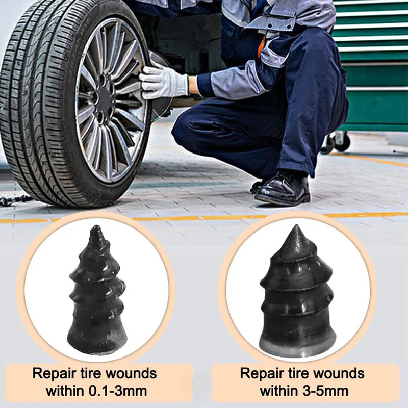 40pcs Car Vacuum Tyre Repair Nail for Motorcycle Car Trucks Scooter Bike Tire Puncture Repair Universal Tubeless Rubber Nails
40pcs Car Vacuum Tyre Repair Nail for Motorcycle Car Trucks Scooter Bike Tire Puncture Repair Universal Tubeless Rubber Nails