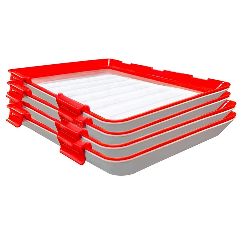 Food Plastic Fresh-Keeping Tray Stackable Food Tray Reusable Creative Food Fresh-Keeping Tray 
Food Plastic Fresh-Keeping Tray Stackable Food Tray Reusable Creative Food Fresh-Keeping Tray