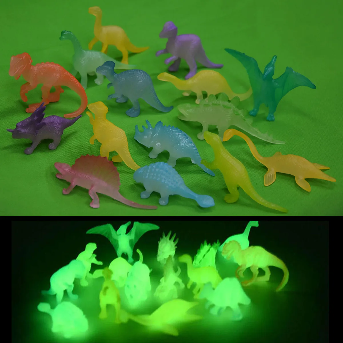 16pcs/set Mini Luminous Jurassic Noctilucent Dinosaur Toys Glow In The Dark Dinosaurs Baby Boys Gift for Children Novelty Model
16pcs/set Mini Luminous Jurassic Noctilucent Dinosaur Toys Glow In The Dark Dinosaurs Baby Boys Gift for Children Novelty Model