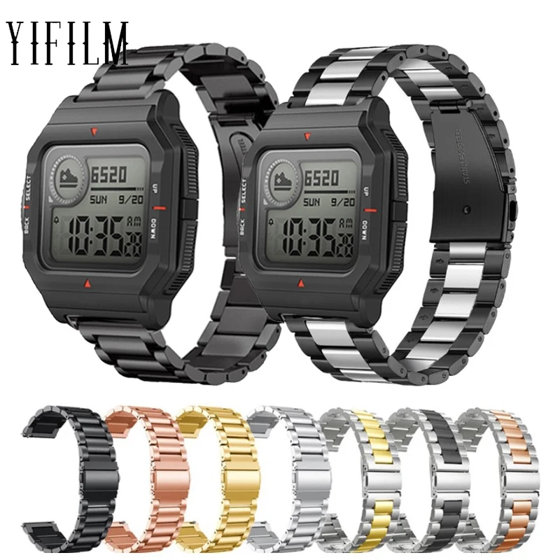 For Amazfit Neo Stainless Steel Watchband For Xiaomi Huami Amazfit Neo Bip GTS Smartwatch Metal Strap Band Belt Watch Accessory
For Amazfit Neo Stainless Steel Watchband For Xiaomi Huami Amazfit Neo Bip GTS Smartwatch Metal Strap Band Belt Watch Accessory