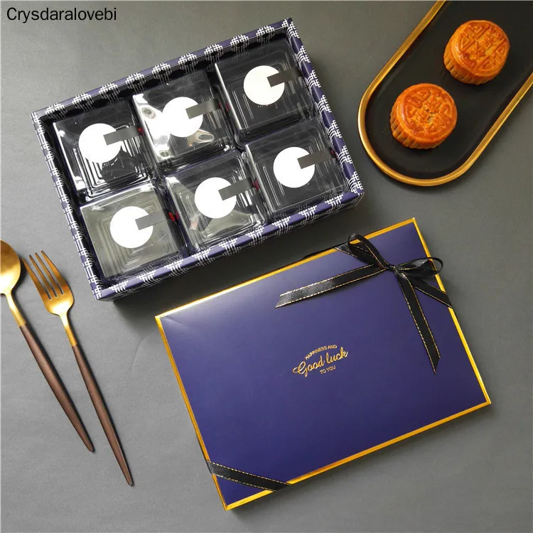 10pcs Luxury 80g Square Moon Cake Mooncake Packaging Box Container Holder Gift Bags Portable Handbags Party Favors Puff Box
10pcs Luxury 80g Square Moon Cake Mooncake Packaging Box Container Holder Gift Bags Portable Handbags Party Favors Puff Box