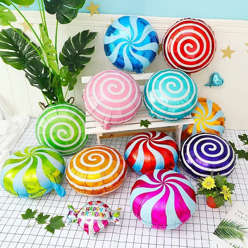 Candy Helium foil Balloons round windmill lollipops globos baby Shower Birthday Wedding Party Supplies Decor Kids Toy
Candy Helium foil Balloons round windmill lollipops globos baby Shower Birthday Wedding Party Supplies Decor Kids Toy