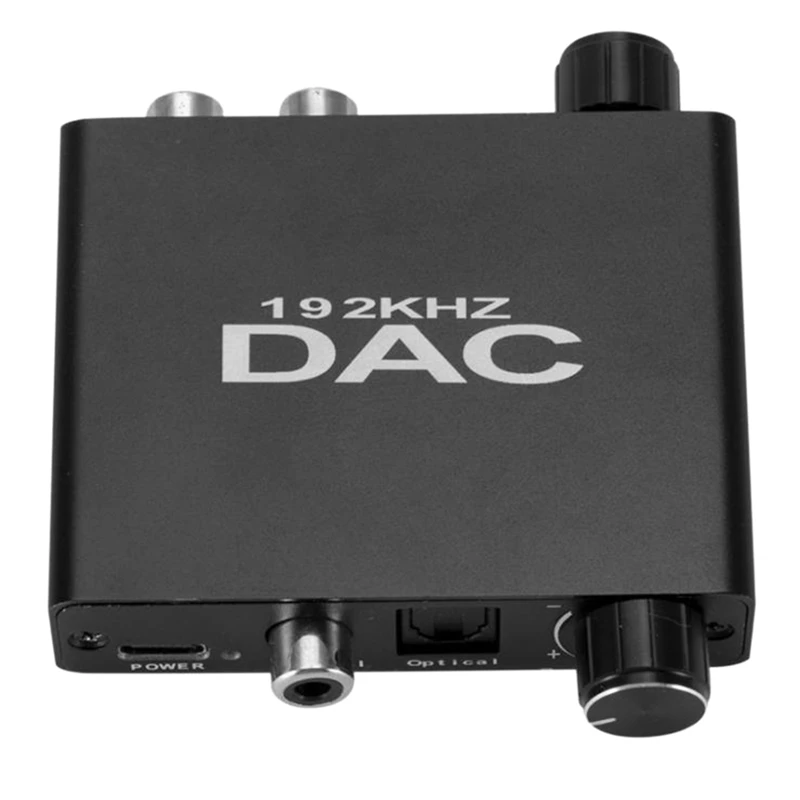 Digital To Analog Audio Converter Optical Fiber Conversion Analog Digital Dac Audio Converter With Knob 192Khz
Digital To Analog Audio Converter Optical Fiber Conversion Analog Digital Dac Audio Converter With Knob 192Khz