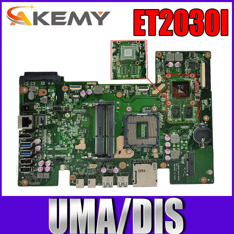 ET2030I Motherboard UMA or VGPU REV 1.2 All-in-one Mainboard for ASUS ET2030I ET2030 Motherboard
ET2030I Motherboard UMA or VGPU REV 1.2 All-in-one Mainboard for ASUS ET2030I ET2030 Motherboard