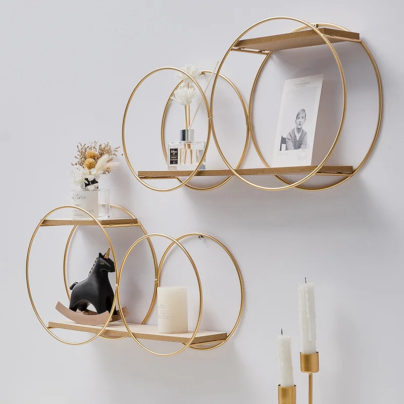 Ins Net Red Milk Tea Shop Wall Decor Wrought Iron Golden Round Storage Rack Creative Geometric Living Room Wall Mount Holder
Ins Net Red Milk Tea Shop Wall Decor Wrought Iron Golden Round Storage Rack Creative Geometric Living Room Wall Mount Holder