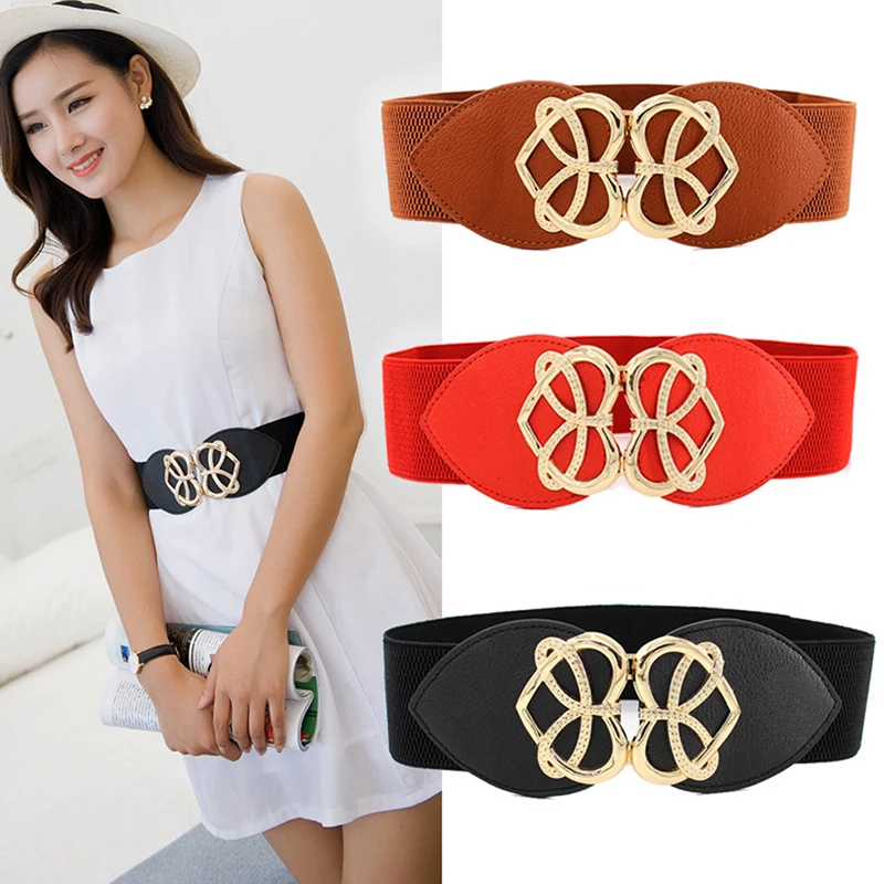 1PC Fashion 60x6cm Belt decoration ladies bright gold love to buckle elastic belt dress wide waist seal
1PC Fashion 60x6cm Belt decoration ladies bright gold love to buckle elastic belt dress wide waist seal