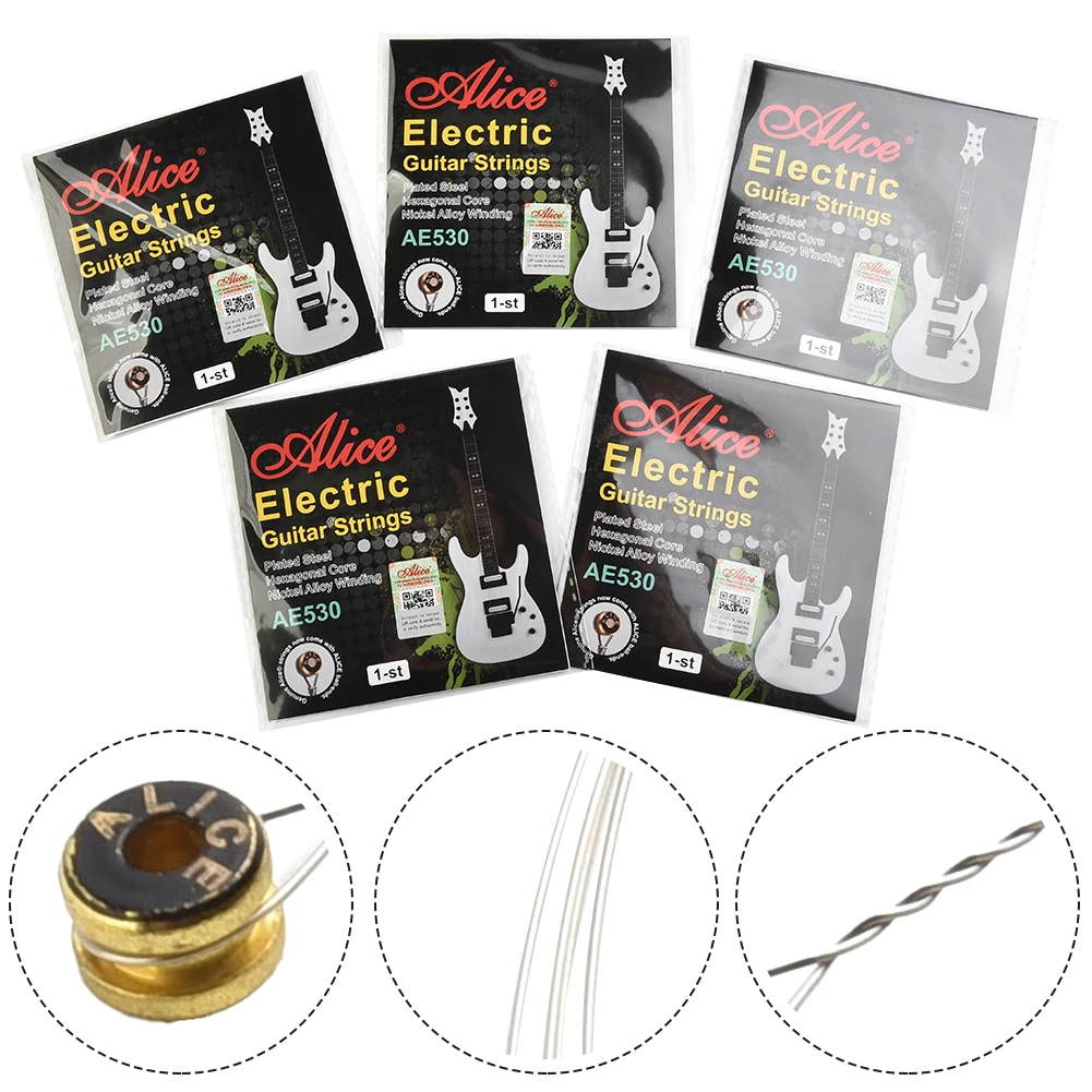 5 Pcs Single Guitar Strings Electric Guitar Top E Plain Steel Gauges .009 010 Super Light Wound Full Set Hexagonal Core
5 Pcs Single Guitar Strings Electric Guitar Top E Plain Steel Gauges .009 010 Super Light Wound Full Set Hexagonal Core