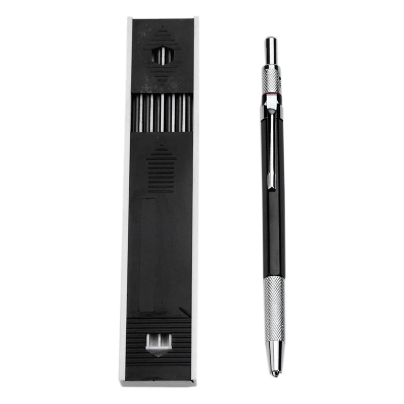 3Pcs 2.0Mm Mechanical Pencil Lead Pencil For Draft Drawing Carpenter Crafting Art Sketching With 36 Pcs Refill - Black
3Pcs 2.0Mm Mechanical Pencil Lead Pencil For Draft Drawing Carpenter Crafting Art Sketching With 36 Pcs Refill - Black