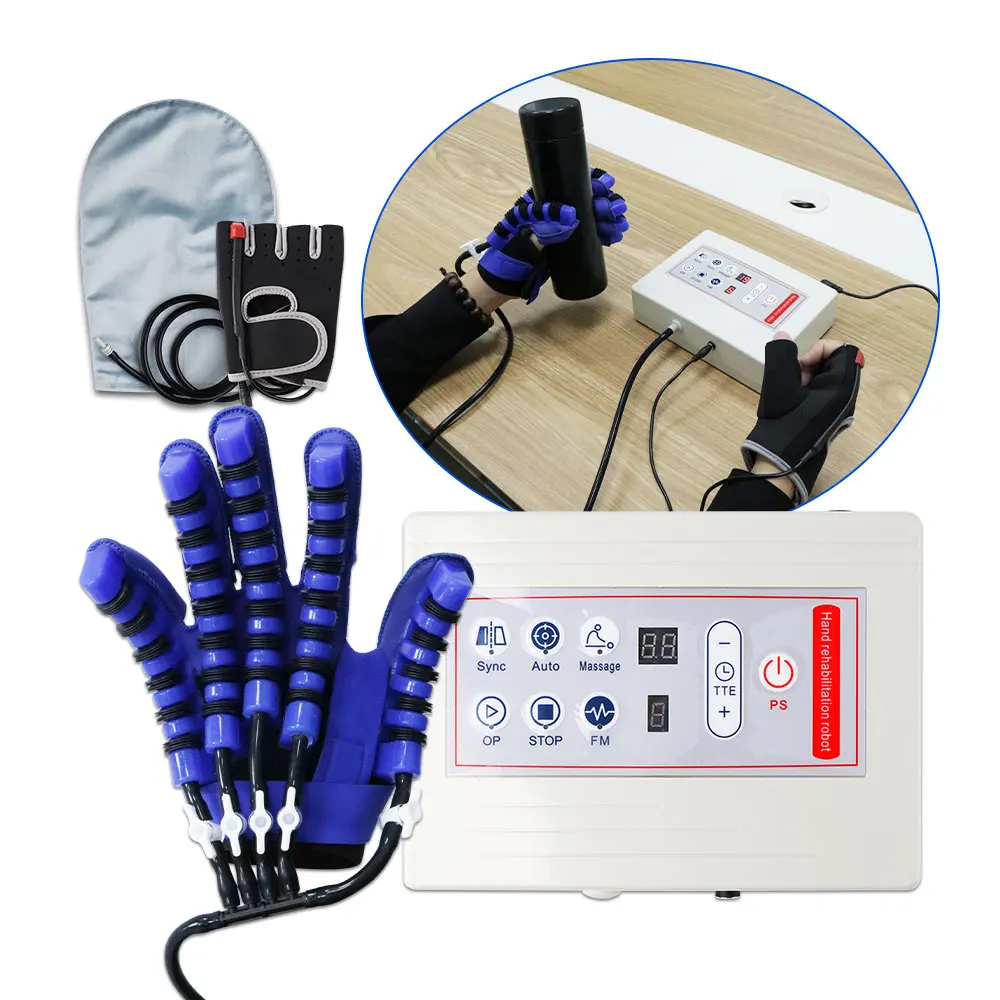 Rehabilitation Training Robot Gloves Hemiplegia Aids Cerebral Infarction Training Device Stroke Physiotherapy Tool Finger Traine
Rehabilitation Training Robot Gloves Hemiplegia Aids Cerebral Infarction Training Device Stroke Physiotherapy Tool Finger Traine