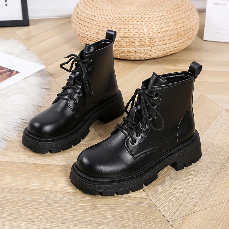 Botas Women Motorcycle Ankle Boots Wedges Female Lace Up Platforms Spring Black Leather Oxford Shoes Woman 2023 Botas Mujer
Botas Women Motorcycle Ankle Boots Wedges Female Lace Up Platforms Spring Black Leather Oxford Shoes Woman 2023 Botas Mujer
