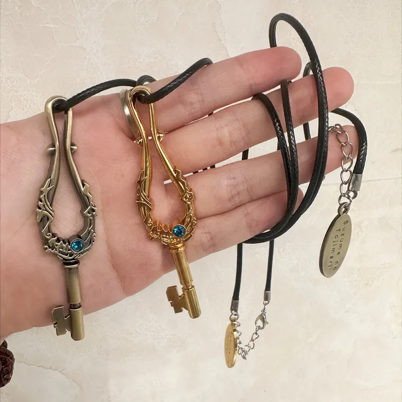 Anime Movie Suzume No Tojimari Necklace Key Pendant Metal Cosplay Girl Women Necklace Jewelry Accessories Gifts for Fans
Anime Movie Suzume No Tojimari Necklace Key Pendant Metal Cosplay Girl Women Necklace Jewelry Accessories Gifts for Fans