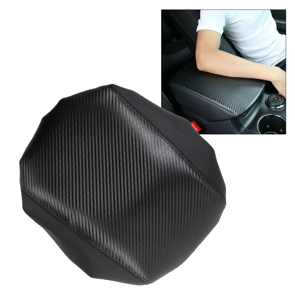 Useful High Quality Durable Armrest Cover Carbon Cover Faux Leather Accessory Armrest For Ford Explorer 2011-19
Useful High Quality Durable Armrest Cover Carbon Cover Faux Leather Accessory Armrest For Ford Explorer 2011-19