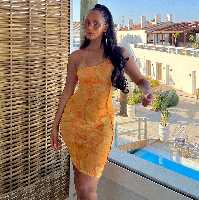 Znaiml Fashion Print Skinny Party Mini Dress Women One Shoulder Sleeveless Patchwork Slim Evening Birthday Dresses Fall Outfits
Znaiml Fashion Print Skinny Party Mini Dress Women One Shoulder Sleeveless Patchwork Slim Evening Birthday Dresses Fall Outfits