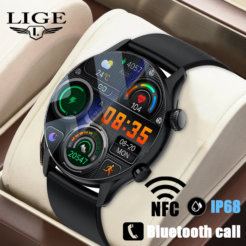 LIEG 2022 Smart Watch Bluetooth Calls Smartwatch For Men Women NFC Sport Fitness Bracelet Custom Watch Face Heart Rate Monitor
LIEG 2022 Smart Watch Bluetooth Calls Smartwatch For Men Women NFC Sport Fitness Bracelet Custom Watch Face Heart Rate Monitor