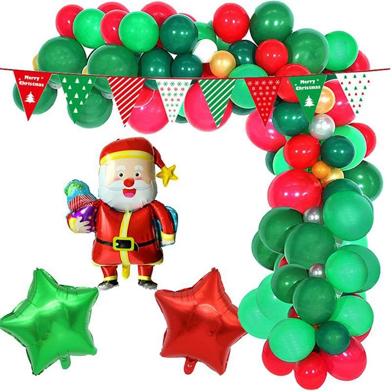 Christmas And New Year Balloon Chain Set Red And Green Theme Party Background Wall Decoration Balloons
Christmas And New Year Balloon Chain Set Red And Green Theme Party Background Wall Decoration Balloons