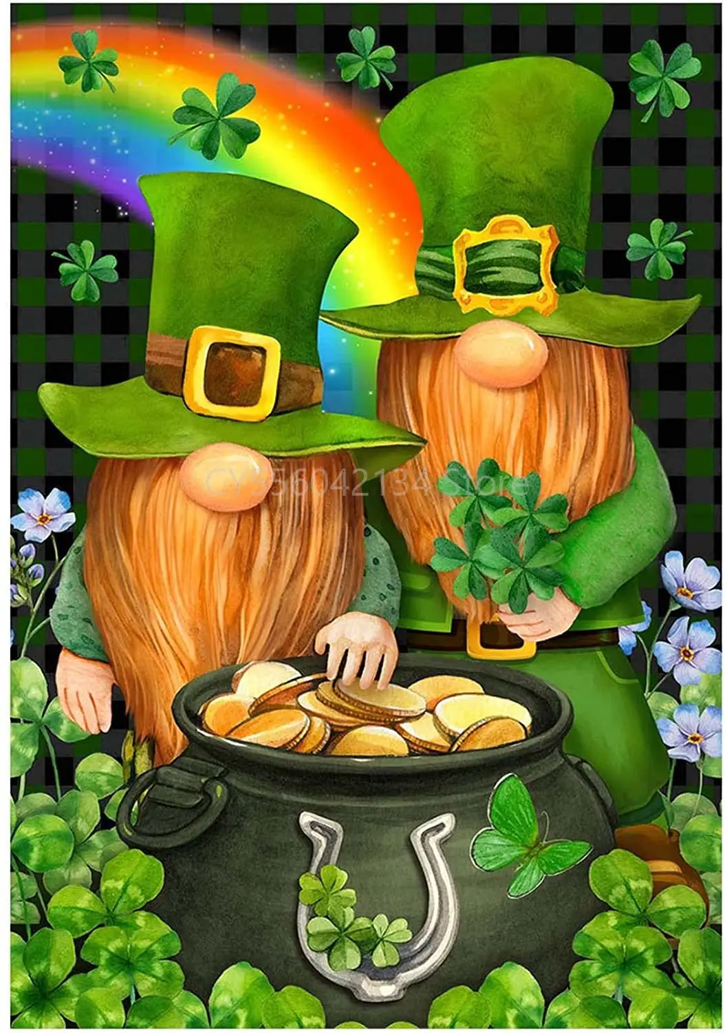 5D DIY Diamond Painting Gnomes St. Patrick's Day by Number Kits Diamond Art Kits for Home Wall Decor
5D DIY Diamond Painting Gnomes St. Patrick's Day by Number Kits Diamond Art Kits for Home Wall Decor