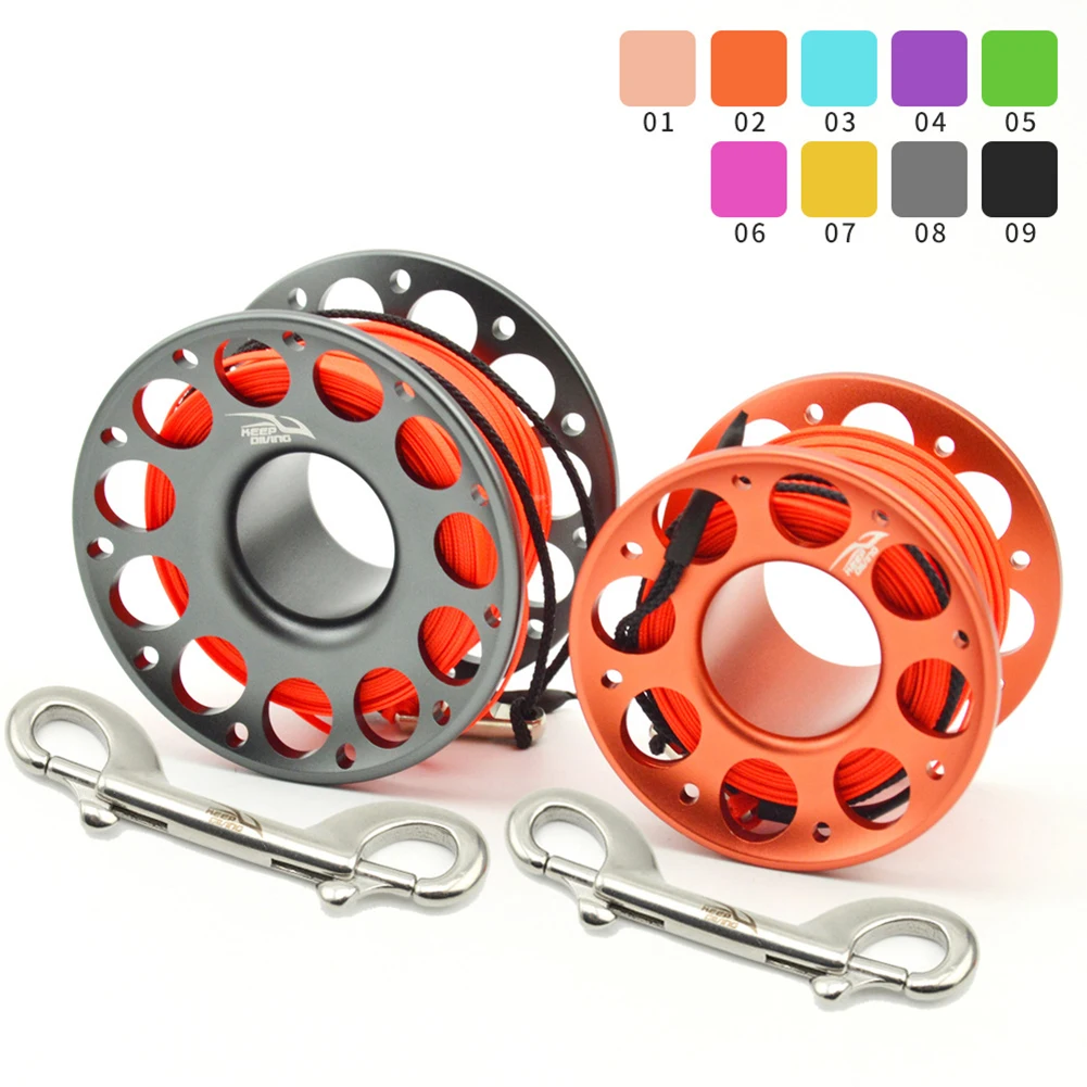 Scuba Dive Finger Spool Reel With15/30m Line For Underwater Scuba Cave Drift Diving Safety Durable Swater Sport Equipment
Scuba Dive Finger Spool Reel With15/30m Line For Underwater Scuba Cave Drift Diving Safety Durable Swater Sport Equipment