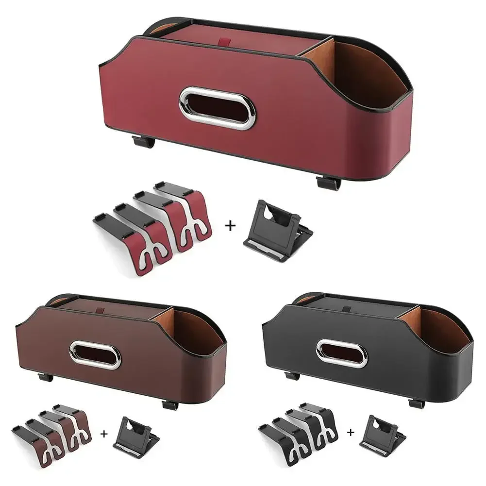 Коробка разделительная с крючком для подголовника автомобиля, Многофункциональный Органайзер на спинку сиденья, салфетка для хранения чашек на подголовнике, с дизайном 
Коробка разделительная с крючком для подголовника автомобиля, Многофункциональный Органайзер на спинку сиденья, салфетка для хранения чашек на подголовнике, с дизайном