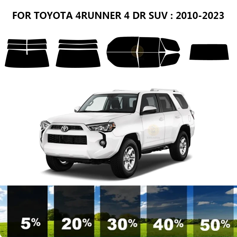 Precut nanoceramics car UV Window Tint Kit Automotive Window Film For TOYOTA 4RUNNER 4 DR SUV 2010-2023 
Precut nanoceramics car UV Window Tint Kit Automotive Window Film For TOYOTA 4RUNNER 4 DR SUV 2010-2023