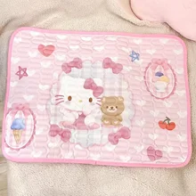 Sanrio Menstrual Leakage Pad Cartoon Hello Kitty Kuromi Cinnamoroll Waterproof Baby Care Mattress Diaper Change Mat Pad Washable