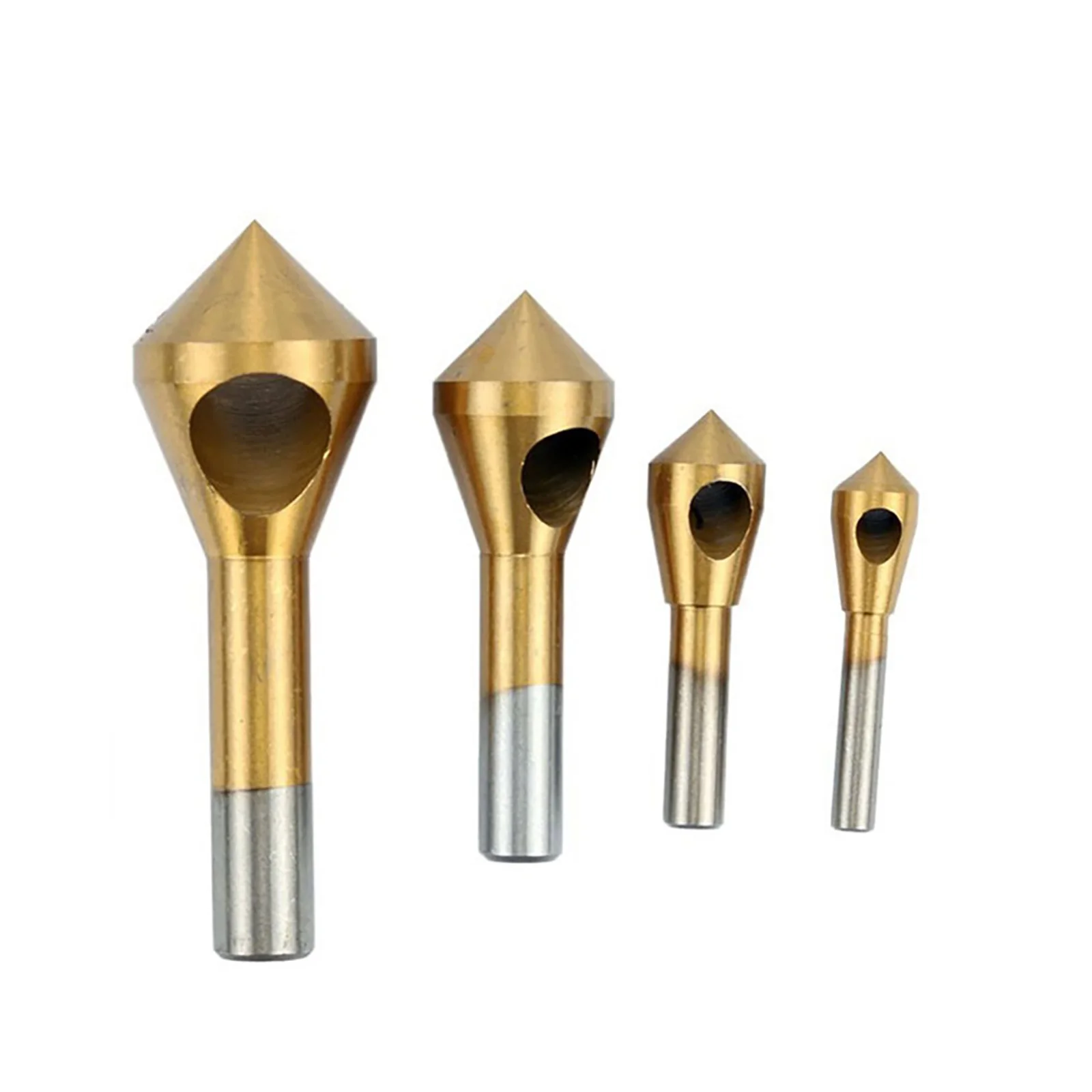 Countersink Drill Bit Parts Replacement Titanium Tools 4Pcs Accessories Bit Hole Chamfering Countersink Cutter
Countersink Drill Bit Parts Replacement Titanium Tools 4Pcs Accessories Bit Hole Chamfering Countersink Cutter