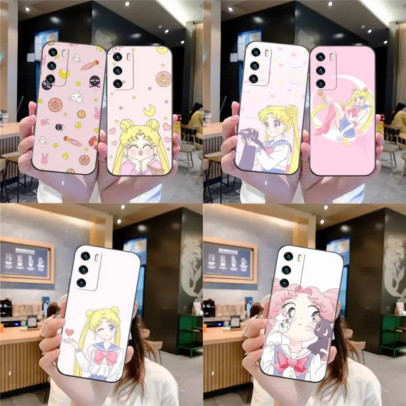 Sailor Moon Phone Case For Huawei P40 Mate P30 P20 Pro 20 Lite P Smart Z Y5 Y6 Y7 2019 Funda Shell Cover Mobile Phone Bag
Sailor Moon Phone Case For Huawei P40 Mate P30 P20 Pro 20 Lite P Smart Z Y5 Y6 Y7 2019 Funda Shell Cover Mobile Phone Bag