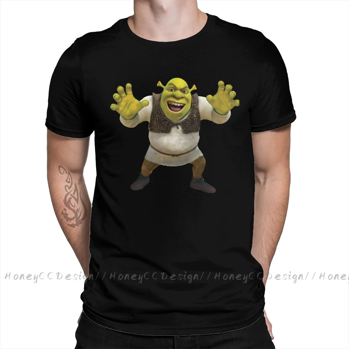 Fashion Shrek Men Clothing Roar T-Shirt Summer O Neck Shirt Short Sleeve Plus Size
Fashion Shrek Men Clothing Roar T-Shirt Summer O Neck Shirt Short Sleeve Plus Size
