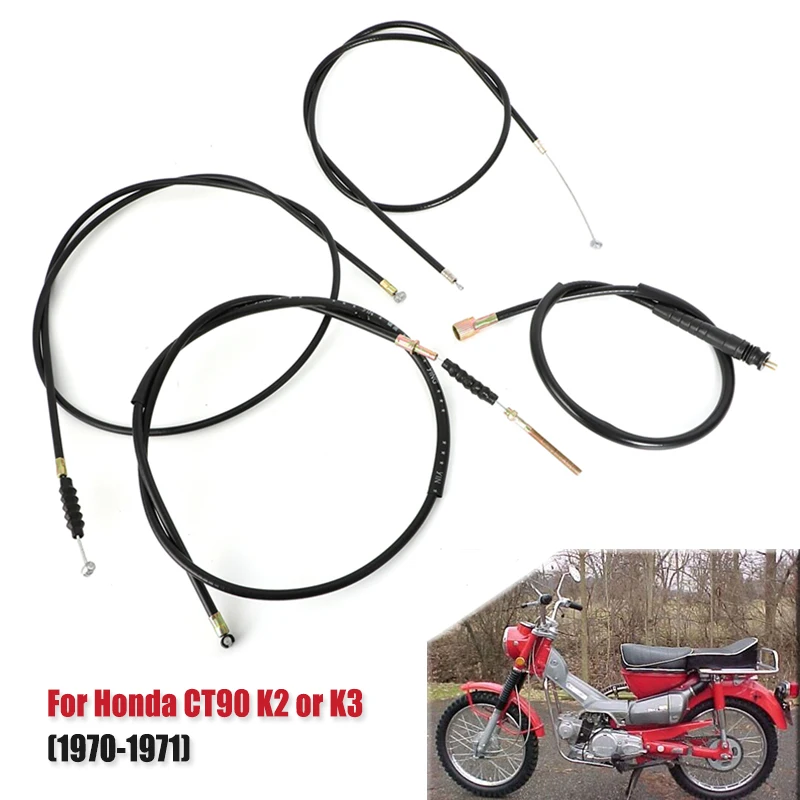 Кабель для переднего и заднего тормоза Honda CT90 K2 K3 1970 1971, кабель для спидометра дроссельной заслонки мотоцикла, кабели для акселератора скуте...
Кабель для переднего и заднего тормоза Honda CT90 K2 K3 1970 1971, кабель для спидометра дроссельной заслонки мотоцикла, кабели для акселератора скуте...
