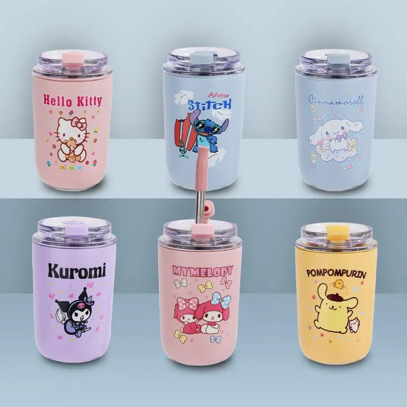 280ml Sanrio My Melody Kuromi Cinnamoroll Anime Water Cup Cute Cartoon Bottle Coffee Cup Double Drink Insulation Cup Portable
280ml Sanrio My Melody Kuromi Cinnamoroll Anime Water Cup Cute Cartoon Bottle Coffee Cup Double Drink Insulation Cup Portable