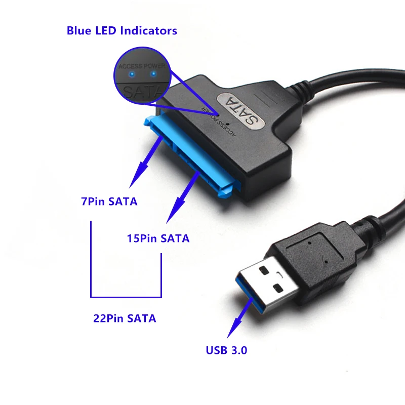 Оптовая продажа, конвертер USB 3,0, адаптер SATA3, кабель SATA, подключение 2,5 дюйма, SSD HDD с ПК, ноутбука SATAIII Jinyjaier
Оптовая продажа, конвертер USB 3,0, адаптер SATA3, кабель SATA, подключение 2,5 дюйма, SSD HDD с ПК, ноутбука SATAIII Jinyjaier