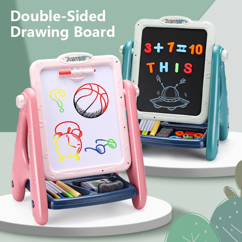 Multifunction Double Sided Kids Drawing Board Set Art Writing Tablet with Accessories Educational Learning Toy for Children Gift
Multifunction Double Sided Kids Drawing Board Set Art Writing Tablet with Accessories Educational Learning Toy for Children Gift