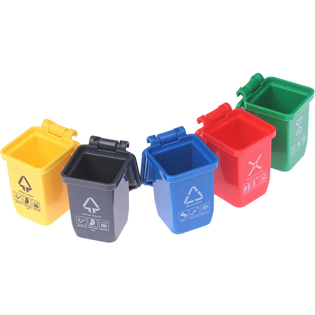 5Pcs House Sorting Garbage Bin Mini Waste Containers Micro Landscape Garbage Cans Photo Props
5Pcs House Sorting Garbage Bin Mini Waste Containers Micro Landscape Garbage Cans Photo Props