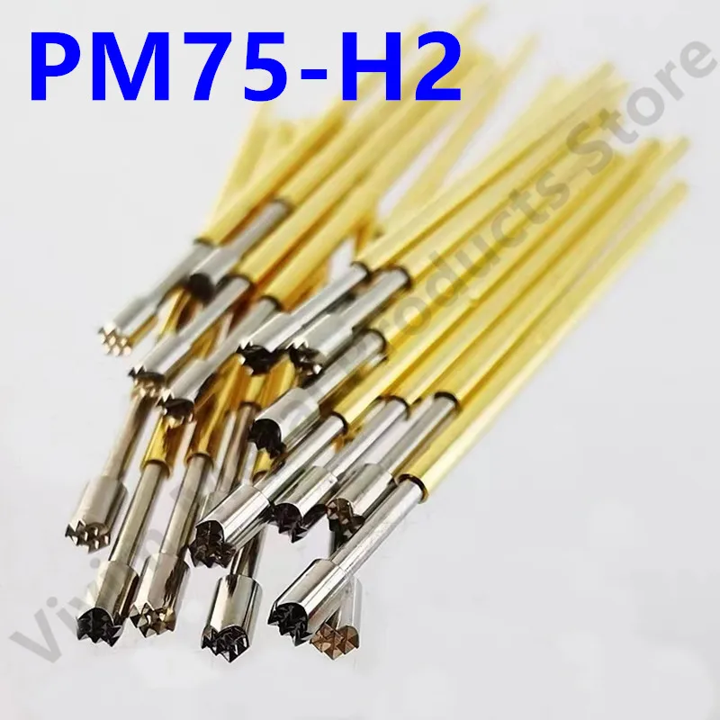 100pcs PM75-H2 Spring Test Probe PM75-H Length 27.8mm Copper Test Tool For Testing Circuit Board Metal Test Pin Pogo Pins
100pcs PM75-H2 Spring Test Probe PM75-H Length 27.8mm Copper Test Tool For Testing Circuit Board Metal Test Pin Pogo Pins