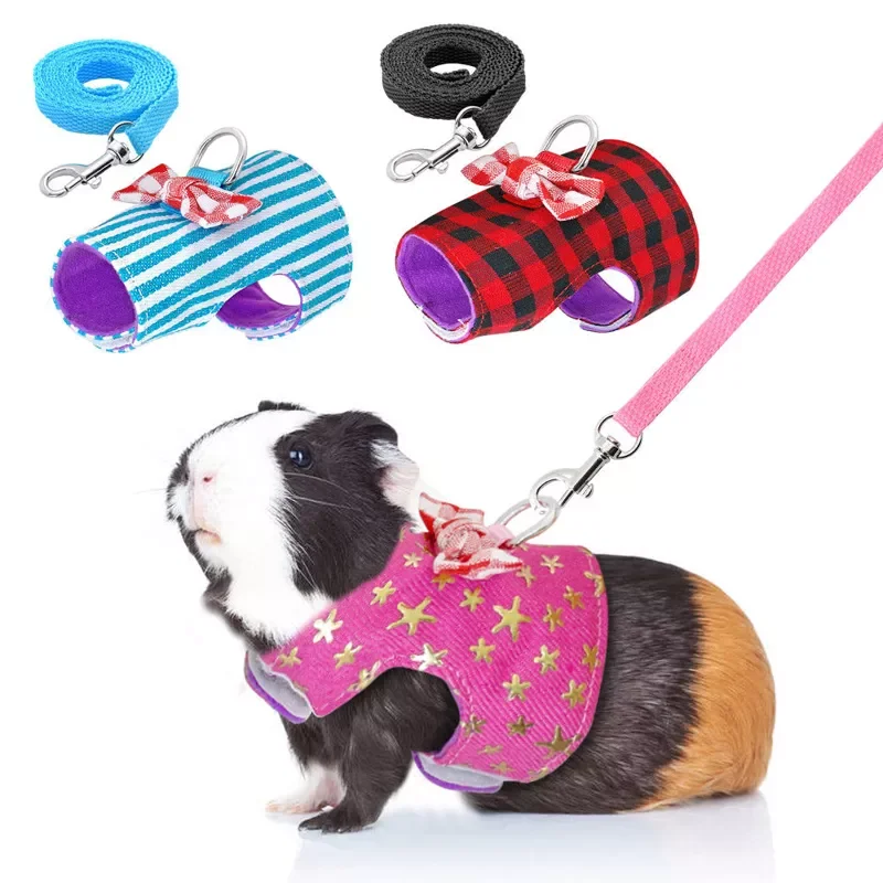 2022Small Pet Rabbit Harness Vest and Leash Set For Ferret Guinea Pig Bunny Hamster Puppy Bowknot Chest Strap Harness Pet Suppli
2022Small Pet Rabbit Harness Vest and Leash Set For Ferret Guinea Pig Bunny Hamster Puppy Bowknot Chest Strap Harness Pet Suppli