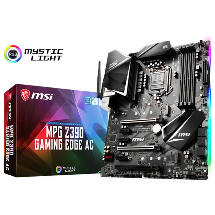 MSI MPG Z390 GAMING EDGE AC blade board motherboard supports 9600K / 9700K / 9900K (Intel Z390 / LGA 1151)
MSI MPG Z390 GAMING EDGE AC blade board motherboard supports 9600K / 9700K / 9900K (Intel Z390 / LGA 1151)