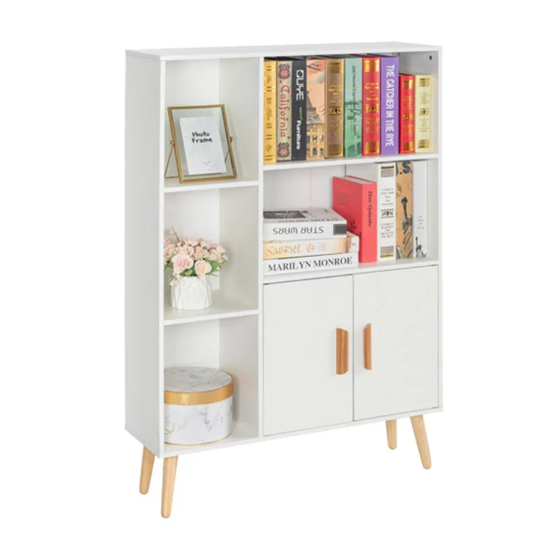 80*23.5*119Cm 3-Layer 6-Grid High-Foot Double-Door Household Wooden Shelf Suitable for Coffee Shop Restaurant Bookstore
80*23.5*119Cm 3-Layer 6-Grid High-Foot Double-Door Household Wooden Shelf Suitable for Coffee Shop Restaurant Bookstore