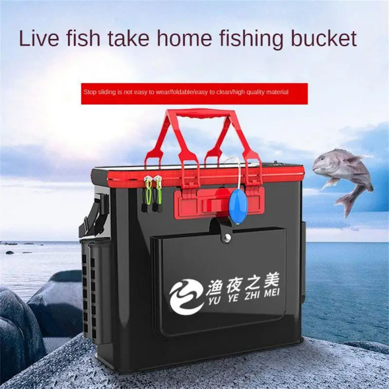 One-piece Fish Protection Bucket Live Fish Bucket Outdoor Fishing Multi-purpose Portable Double Shoulder Back Stick Fishing Box
One-piece Fish Protection Bucket Live Fish Bucket Outdoor Fishing Multi-purpose Portable Double Shoulder Back Stick Fishing Box