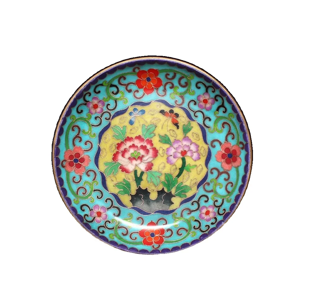 MOZART Pure Copper Cloisonne Plate Style 857 Chinese Traditional Style Antiques Fine Art Gifts Crafts
MOZART Pure Copper Cloisonne Plate Style 857 Chinese Traditional Style Antiques Fine Art Gifts Crafts