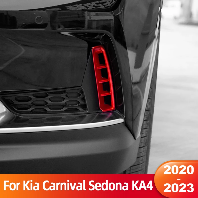 For Kia Carnival Sedona KA4 2020 2021 2022 2023 ABS Car Front Fog Light Lamp Frame Covers Trim Sticker Auto Accessories
For Kia Carnival Sedona KA4 2020 2021 2022 2023 ABS Car Front Fog Light Lamp Frame Covers Trim Sticker Auto Accessories
