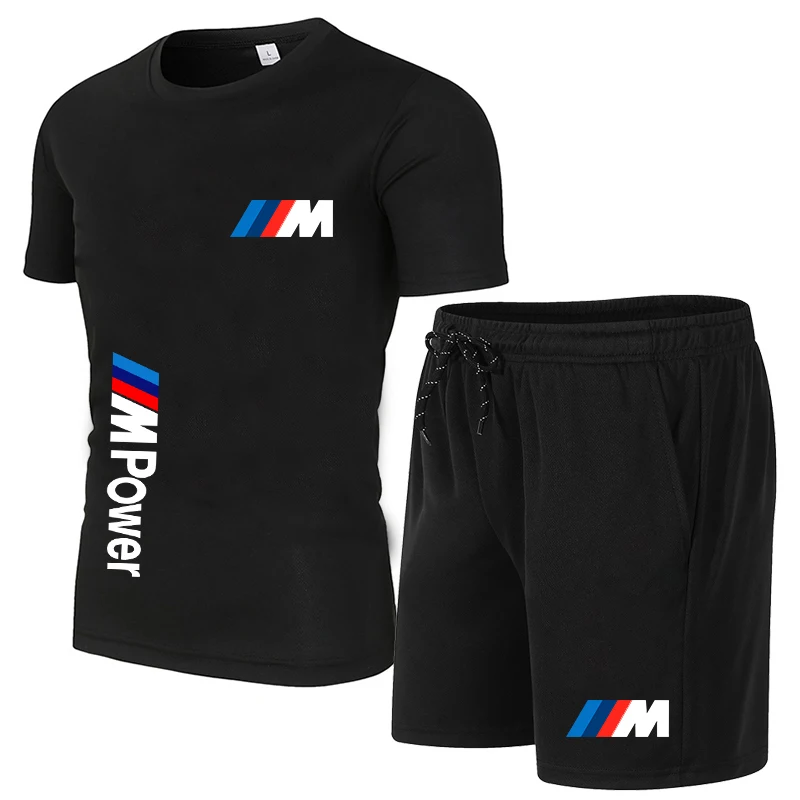 Мужской спортивный костюм, Повседневная футболка и штаны, комплект одежды для спорта, лето 2022
Мужской спортивный костюм, Повседневная футболка и штаны, комплект одежды для спорта, лето 2022