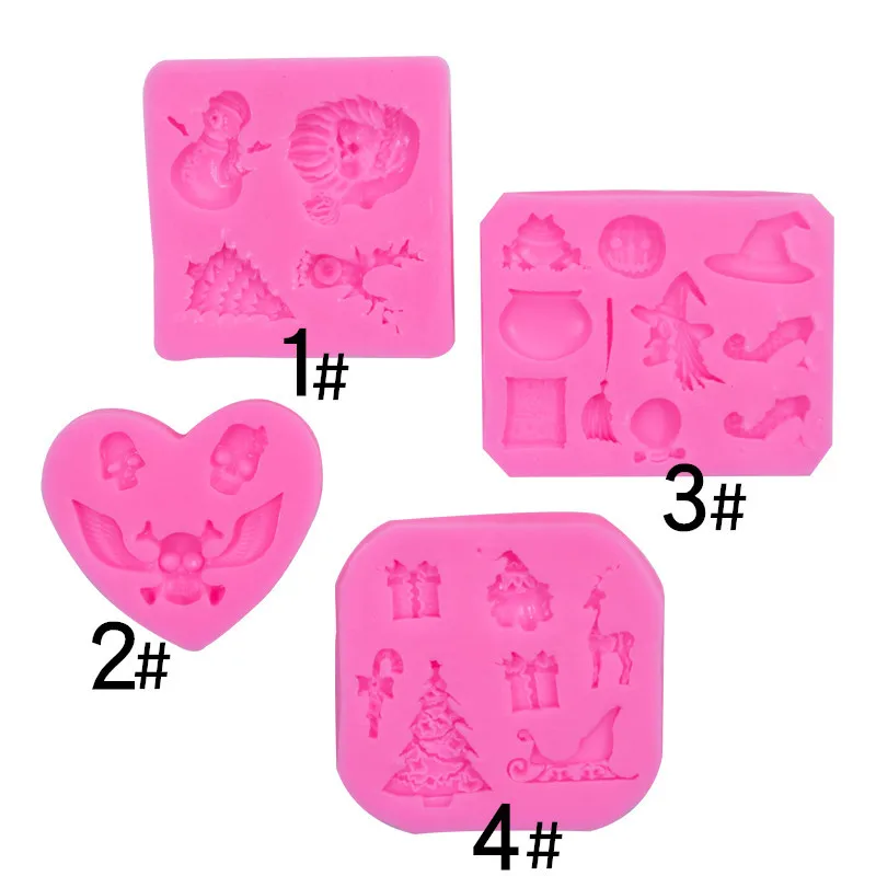 2 PCS Christmas Mold Silicone Baking Accessories 3D DIY Craft New Year Chocolate Cutter Mould Fondant Cake Decorating Tool
2 PCS Christmas Mold Silicone Baking Accessories 3D DIY Craft New Year Chocolate Cutter Mould Fondant Cake Decorating Tool