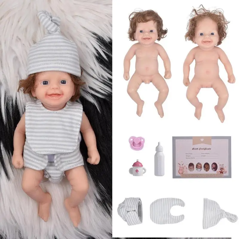 Baby Dolls Realistic Baby Doll Fun Dolls And 8-inch Newborn Dolls Vivid Silicon And Beautiful Overalls The Best Gifts For Boys
Baby Dolls Realistic Baby Doll Fun Dolls And 8-inch Newborn Dolls Vivid Silicon And Beautiful Overalls The Best Gifts For Boys