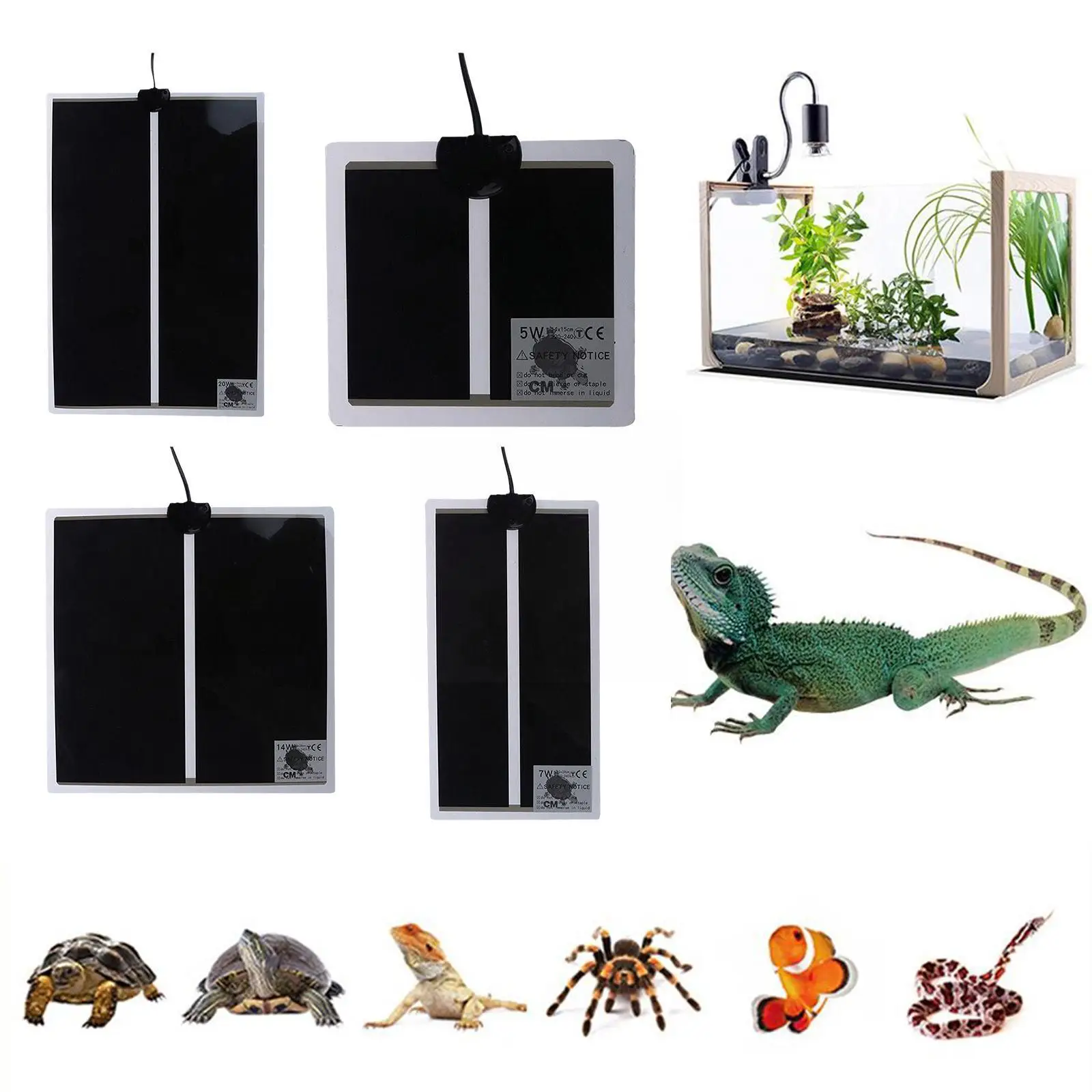 5w 7w Reptile Pet Heating Pad With Thermostat Controller Pet Eu Heater Climbing Vivarium Plug Heat Warm Terrarium Mat Switc S8v8
5w 7w Reptile Pet Heating Pad With Thermostat Controller Pet Eu Heater Climbing Vivarium Plug Heat Warm Terrarium Mat Switc S8v8