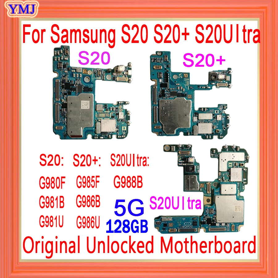 EU Version Original Mainboard For Samsung Galaxy S20 G980F&S20 Plus G985F 4G Version Motherboard 128GB Logic Board Free Shipping
EU Version Original Mainboard For Samsung Galaxy S20 G980F&S20 Plus G985F 4G Version Motherboard 128GB Logic Board Free Shipping