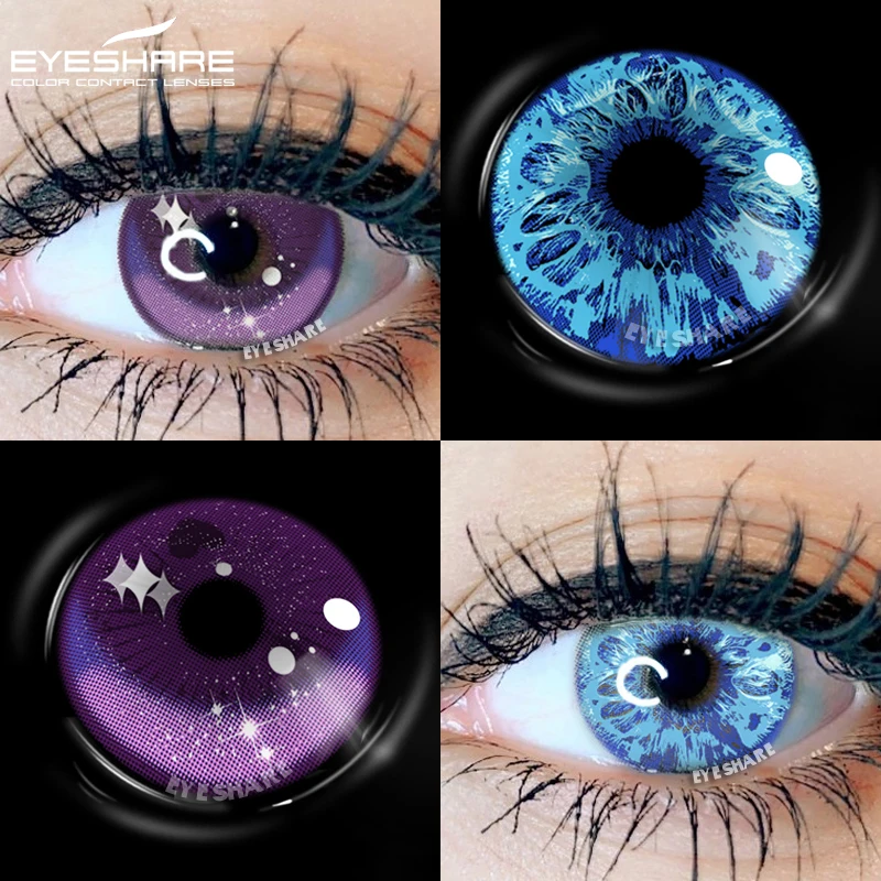 Цветные контактные линзы EYESHARE для глаз, 1 пара, 14,5 ММ, цветные контактные линзы для косплея аниме, серия ed Contactlen HD, контакты для косплея Хэллоуина, красоты, учеников
Цветные контактные линзы EYESHARE для глаз, 1 пара, 14,5 ММ, цветные контактные линзы для косплея аниме, серия ed Contactlen HD, контакты для косплея Хэллоуина, красоты, учеников