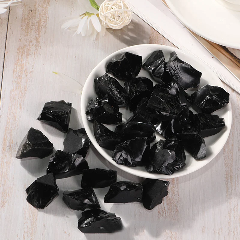 100g Natural Stone Rough Obsidian Irregular Shape Black Quartz Energy Stones for Aquarium Rock Crystal Decoration Aquarium
100g Natural Stone Rough Obsidian Irregular Shape Black Quartz Energy Stones for Aquarium Rock Crystal Decoration Aquarium
