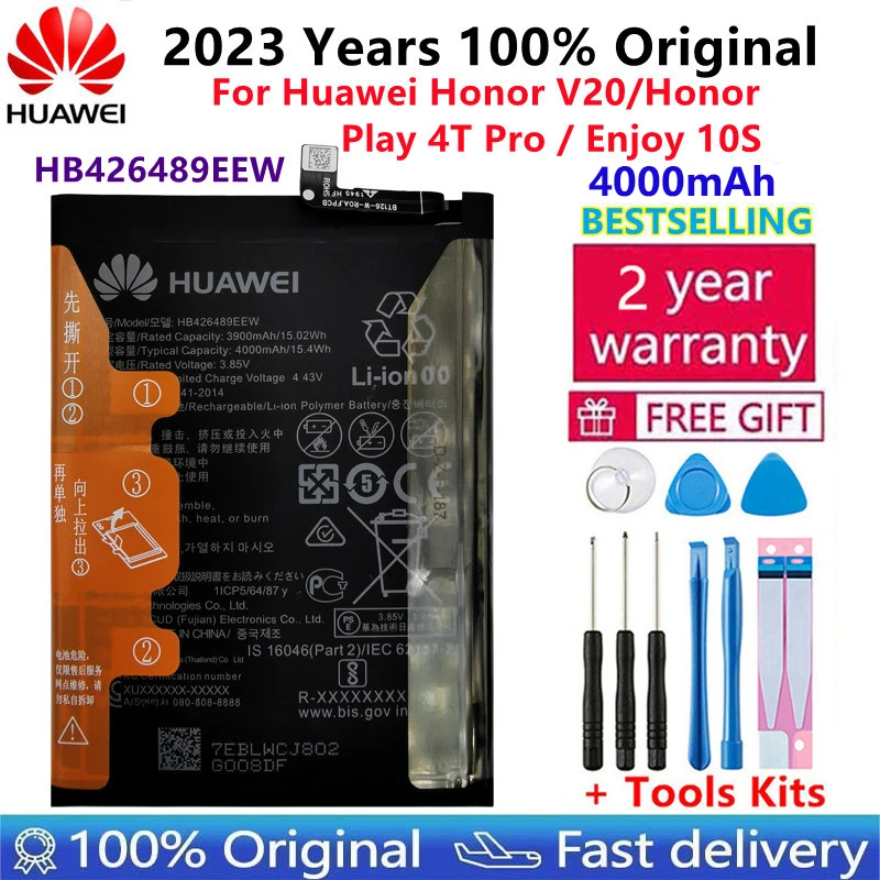 100% Оригинальный HUAWEI HB426489EEW 4000 мАч аккумулятор для Huawei Honor V20/Honor Play 4T Pro/Enjoy 10S сменные батареи батарея
100% Оригинальный HUAWEI HB426489EEW 4000 мАч аккумулятор для Huawei Honor V20/Honor Play 4T Pro/Enjoy 10S сменные батареи батарея