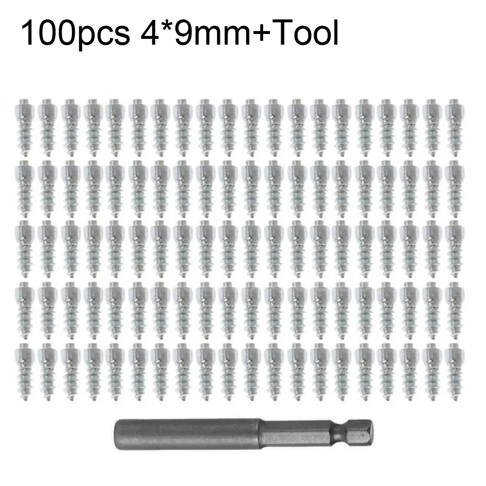 Parts Tire Stud Kits Motorcycle Non-Slip Screw Snow W/Tool Winter 100pcs/Set Accessories Chain Spike Brand New
Parts Tire Stud Kits Motorcycle Non-Slip Screw Snow W/Tool Winter 100pcs/Set Accessories Chain Spike Brand New