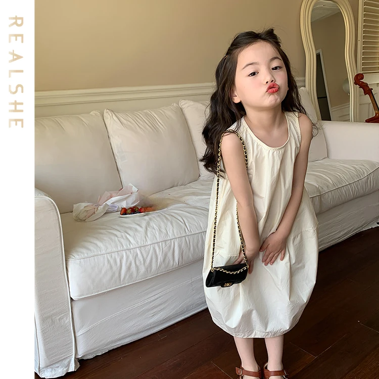 2023 New Baby Kid Girl Dress Summer Solid Color Sleeveless Kids Dresses Children Clothing for Girls Sweet Dresses
2023 New Baby Kid Girl Dress Summer Solid Color Sleeveless Kids Dresses Children Clothing for Girls Sweet Dresses